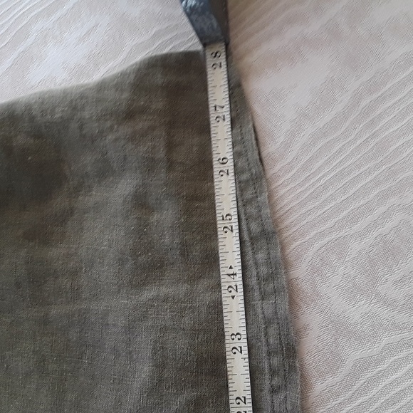 Artisan linen A-line skirt - Picture 8 of 11